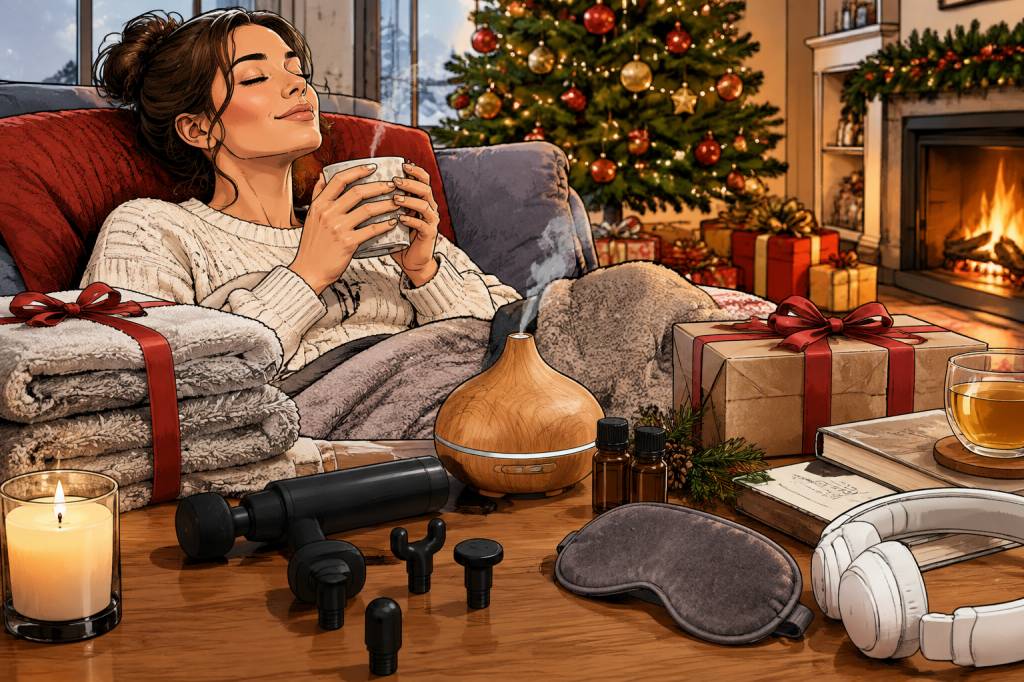 Accessoires bien-être : idées cadeaux pour se détendre à Noël
